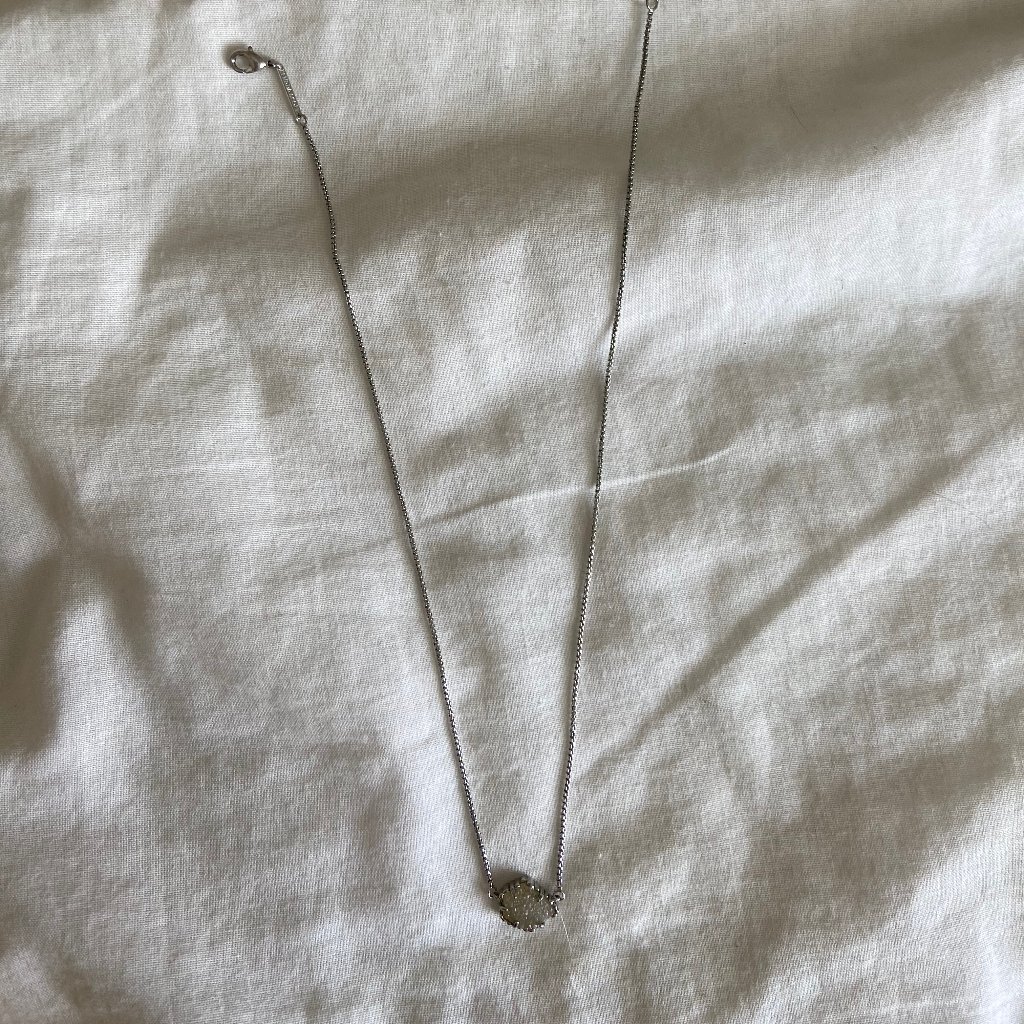 Kendra Scott Tess Silver Pendant Necklace 35$